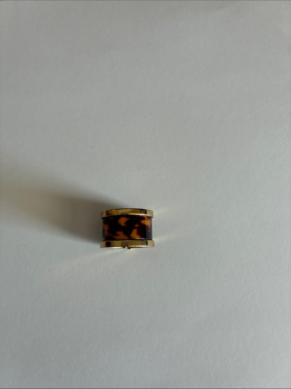 Michael Kors Gold-Tone Tortoiseshell Accent Ring